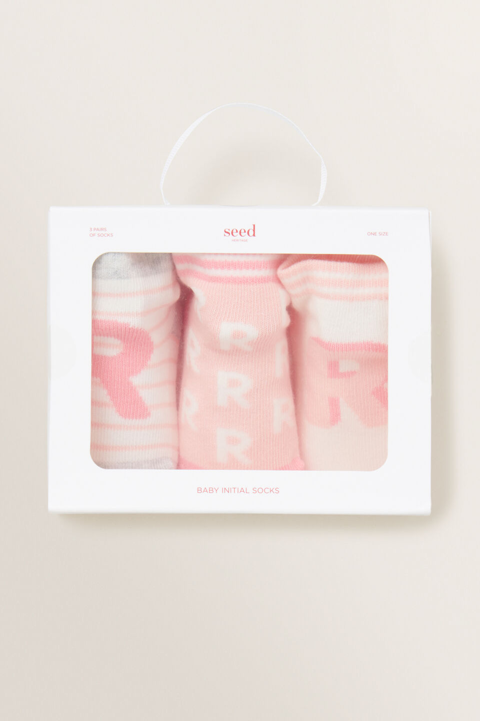 Initial 3 Pack Socks  