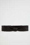Textured Knot Belt  Black  hi-res