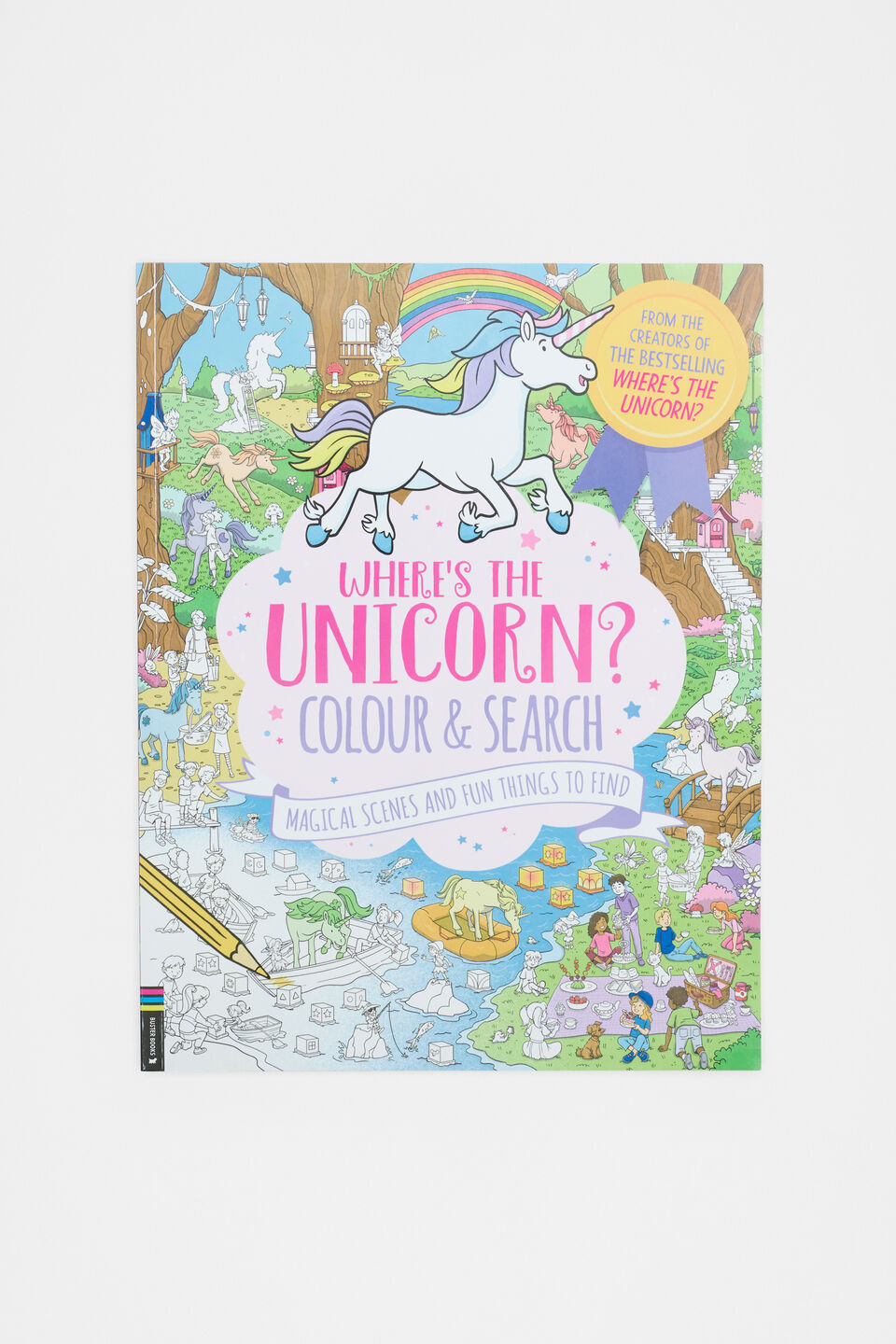 Where's The Unicorn? Colour And Search Book  Multi