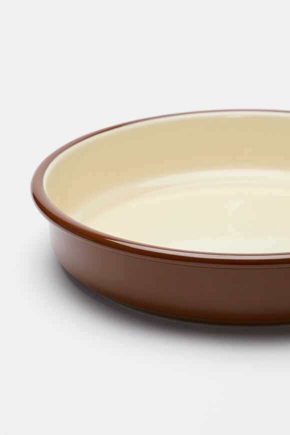 Elias Enamel Round Pan  Biscoff  hi-res