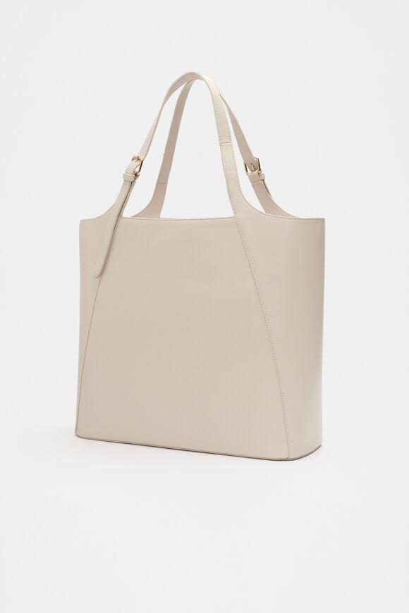 Buckle Detail Tote  Oat  hi-res