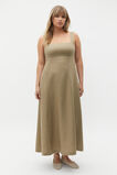 Linen Square Neck Sun Dress  Rosemary  hi-res