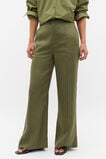 Linen Bell Bottom Pant  Rainforest  hi-res