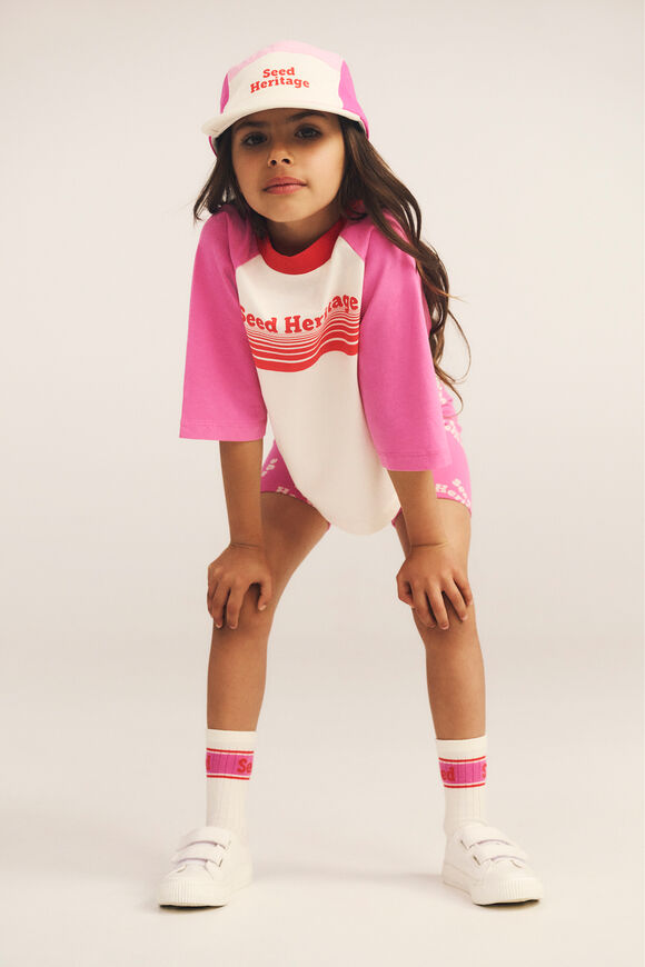 Colourblock Cap  Pink Multi  hi-res