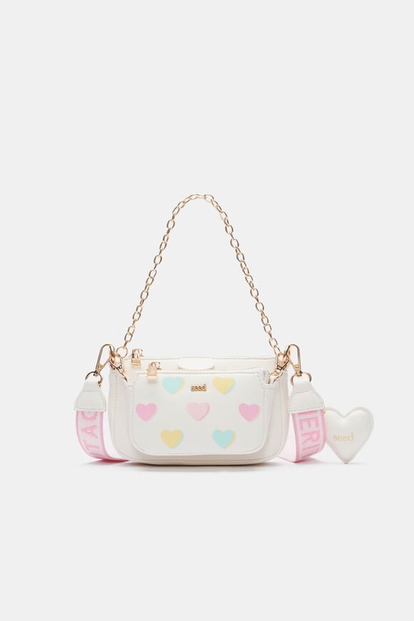 Hearts Hybrid Crossbody Bag  Classic Cream  hi-res