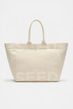 Cropped Logo Tote  Cream  hi-res