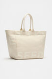 Cropped Logo Tote  Cream  hi-res