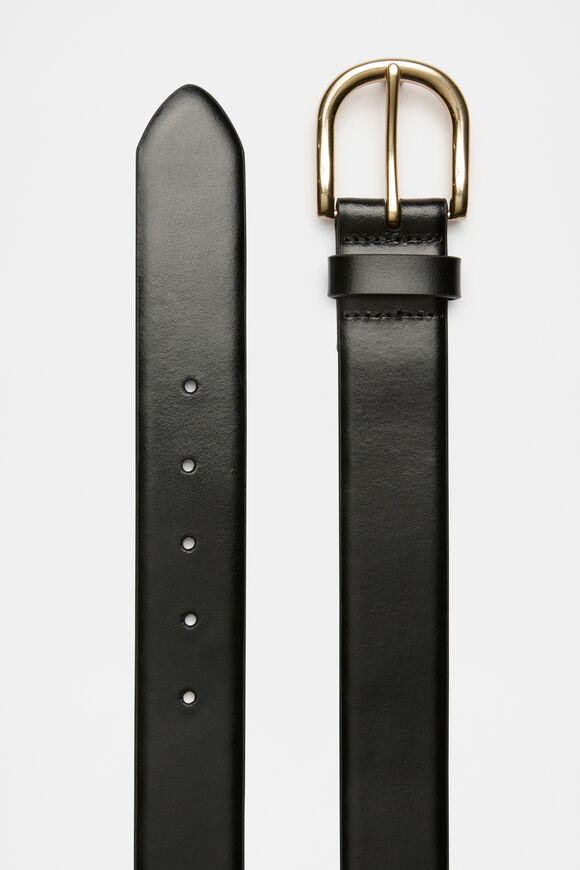 Faye Buckle Belt  Black  hi-res