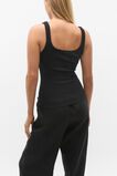 Core Heritage Rib Tank  Black  hi-res