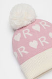 Heart Initial Beanie  R  hi-res
