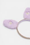 Fur Heart Bunny Headband  Soft Lilac  hi-res