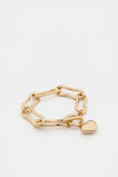 Heart Bracelet  Gold  hi-res