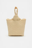 Woven Textured Mini Tote  Marzipan  hi-res