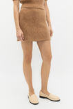 Knitted Mini Skirt  Amaretto  hi-res