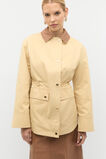 Contrast Collar Barn Jacket  Marzipan  hi-res