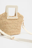 Mini Raffia Crossbody Bag  Cream  hi-res