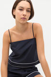 Poplin Contrast Cami  Twilight Blue  hi-res