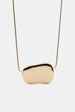Adjustable Pendant Necklace  Gold  hi-res
