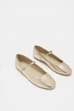 Kai Snake Embossed Ballet Flat  Soft Gold  hi-res