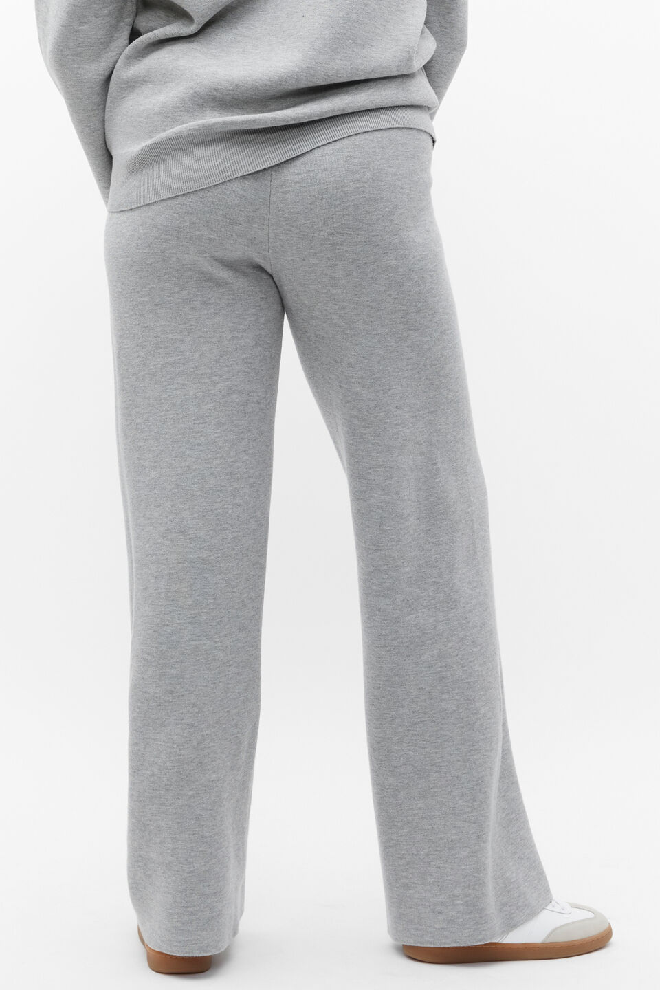 Marle Double Knit Pant  Silver Marle