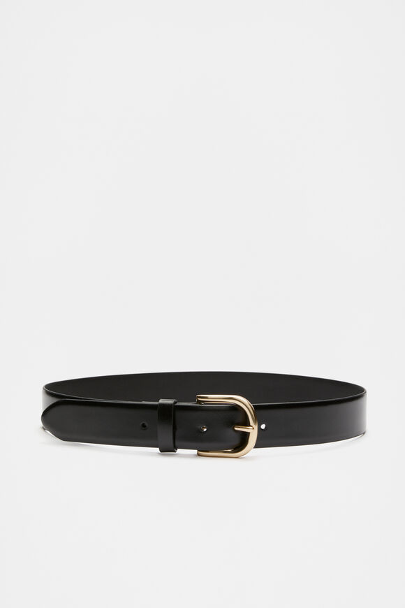 Faye Buckle Belt  Black  hi-res
