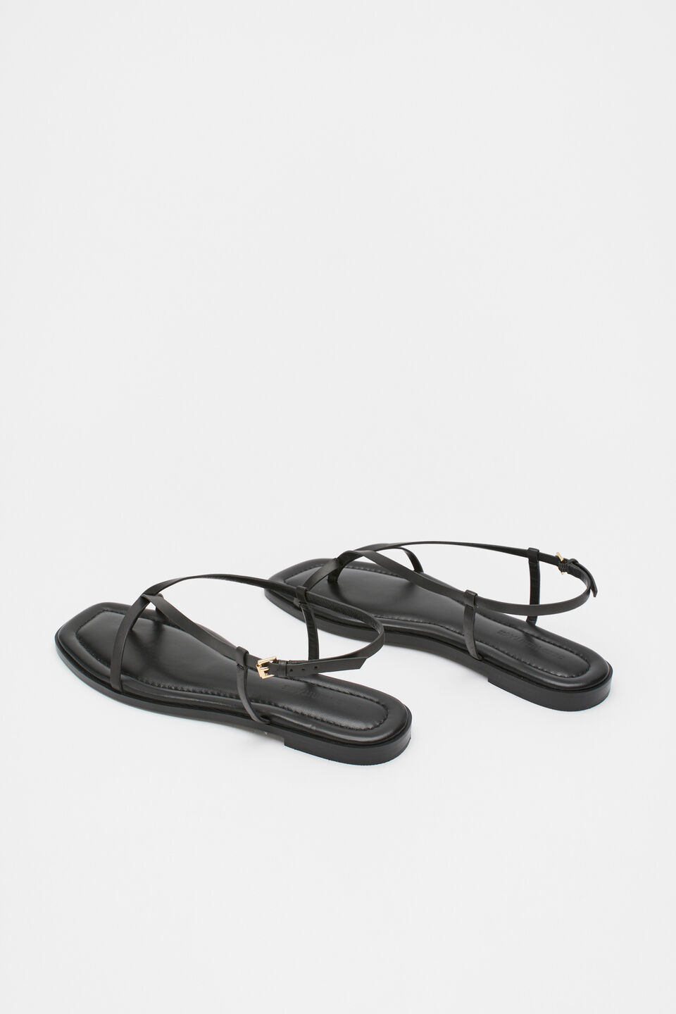 Chiara Flat Sandal  Black