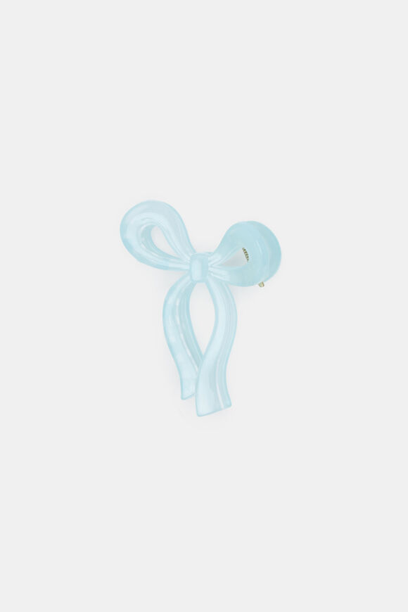 Bow Claw Clip  Aqua Mint  hi-res