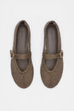 Mara Crochet Ballet Flat  Nutmeg  hi-res