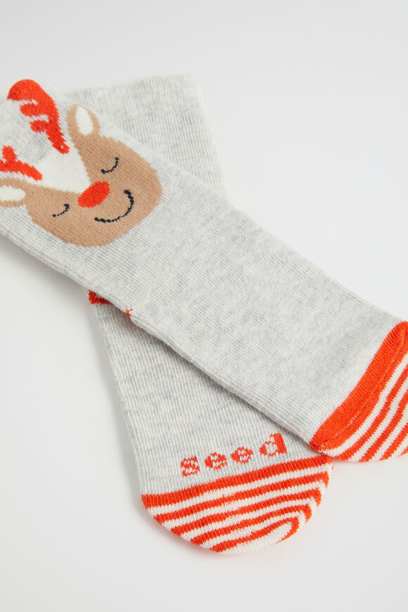 Reindeer Sock  Multi  hi-res