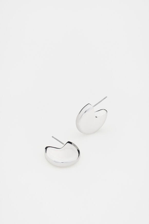 Semi Orb Hoop  Silver  hi-res