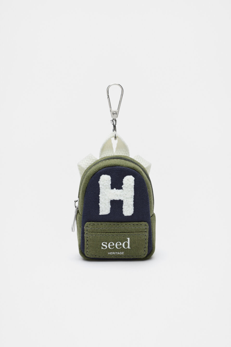Mini Backpack Initial Keyring  H