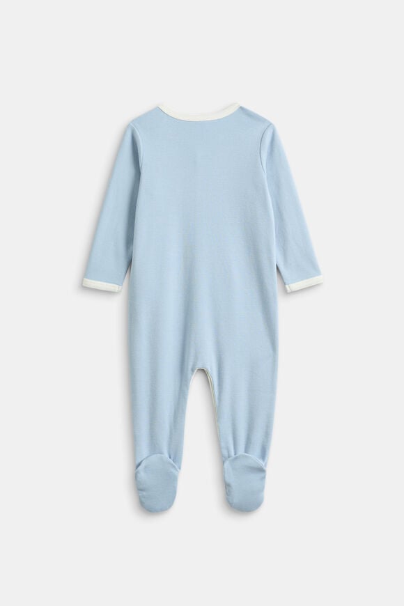Logo Snap Jumpsuit  Powder Blue  hi-res