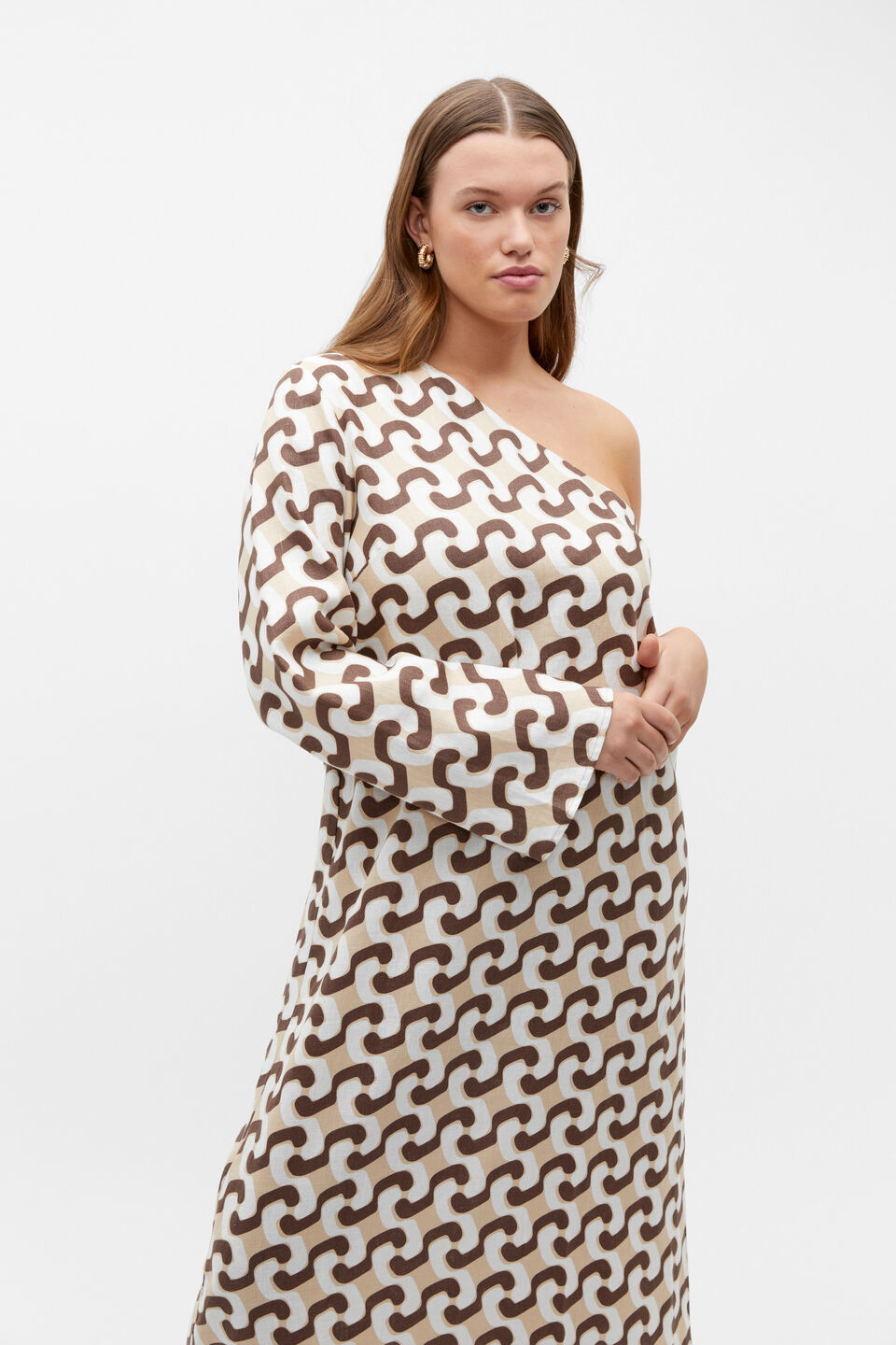 Chain Geo Maxi Dress  Chain Geo