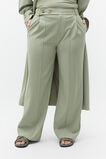 Button Detail Trouser  Pale Olive  hi-res