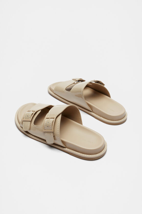 Eloise Patent Slide  Sand  hi-res