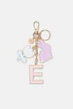 Bunny Initial Keyring  E  hi-res