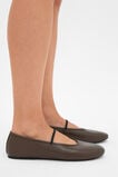Ariel Ballet Flat  Chocolate  hi-res