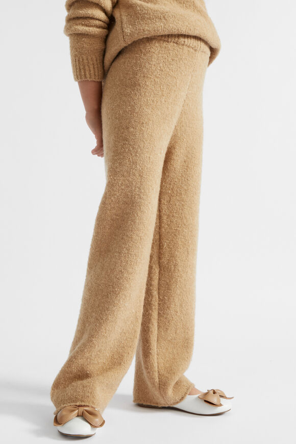 Boucle Knit Pant  Caramel  hi-res