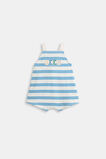 Stripe Romper  Captain Blue Stripe  hi-res