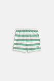 Stripe Fitted Short  Evergreen Stripe  hi-res