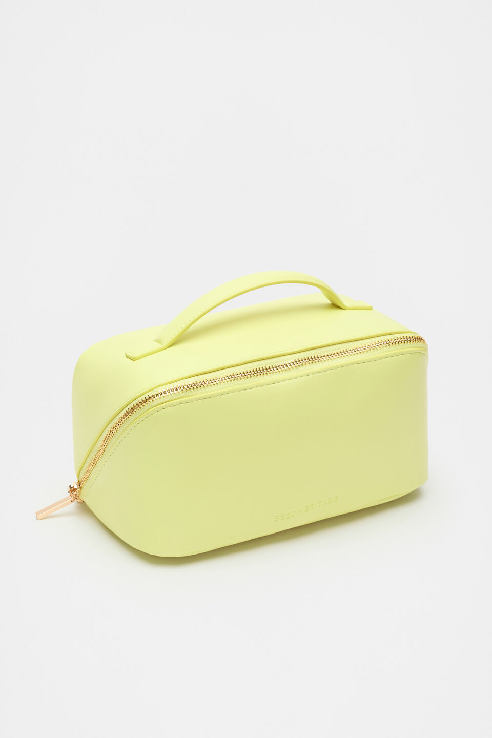 Zip Around Cosmetic Case  Lemongrass