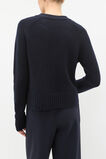 Merino Wool V Neck Pocket Cardigan  Twilight Blue  hi-res