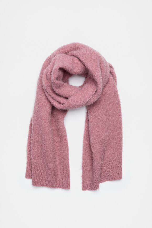 Fluffy Textured Scarf  Mauve  hi-res