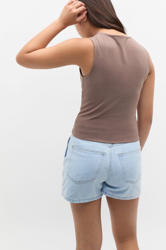 Scoop Neck Tank  Mushroom  hi-res