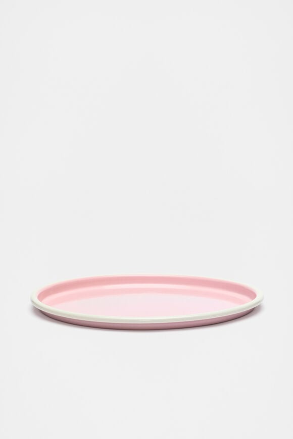 Loretta Enamel Serving Platter  Fairy Floss  hi-res