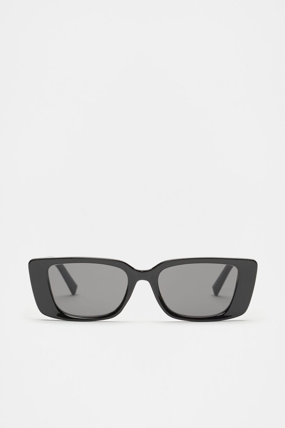 Poppy Rectangle Sunglasses  Black