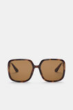 Jess Oversized Sunglasses  Dark Tort  hi-res