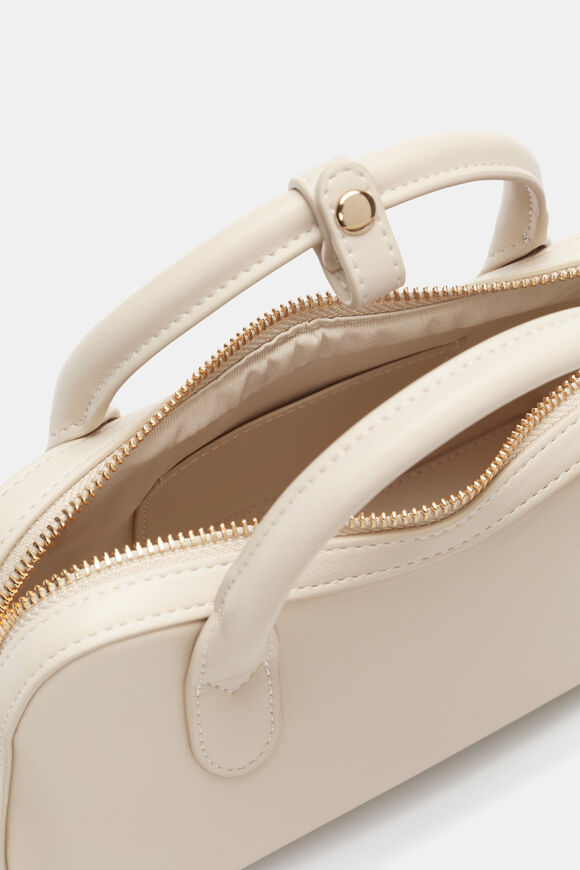 Curved Mini Crossbody Bag  Oat  hi-res