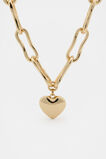 Heart Necklace  Gold  hi-res