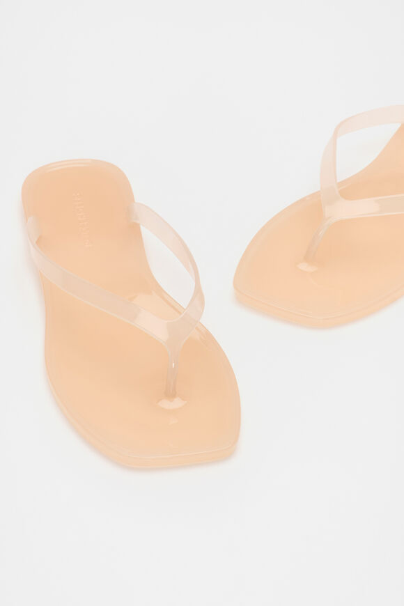 Elle Jelly Flip Flop  Nude  hi-res